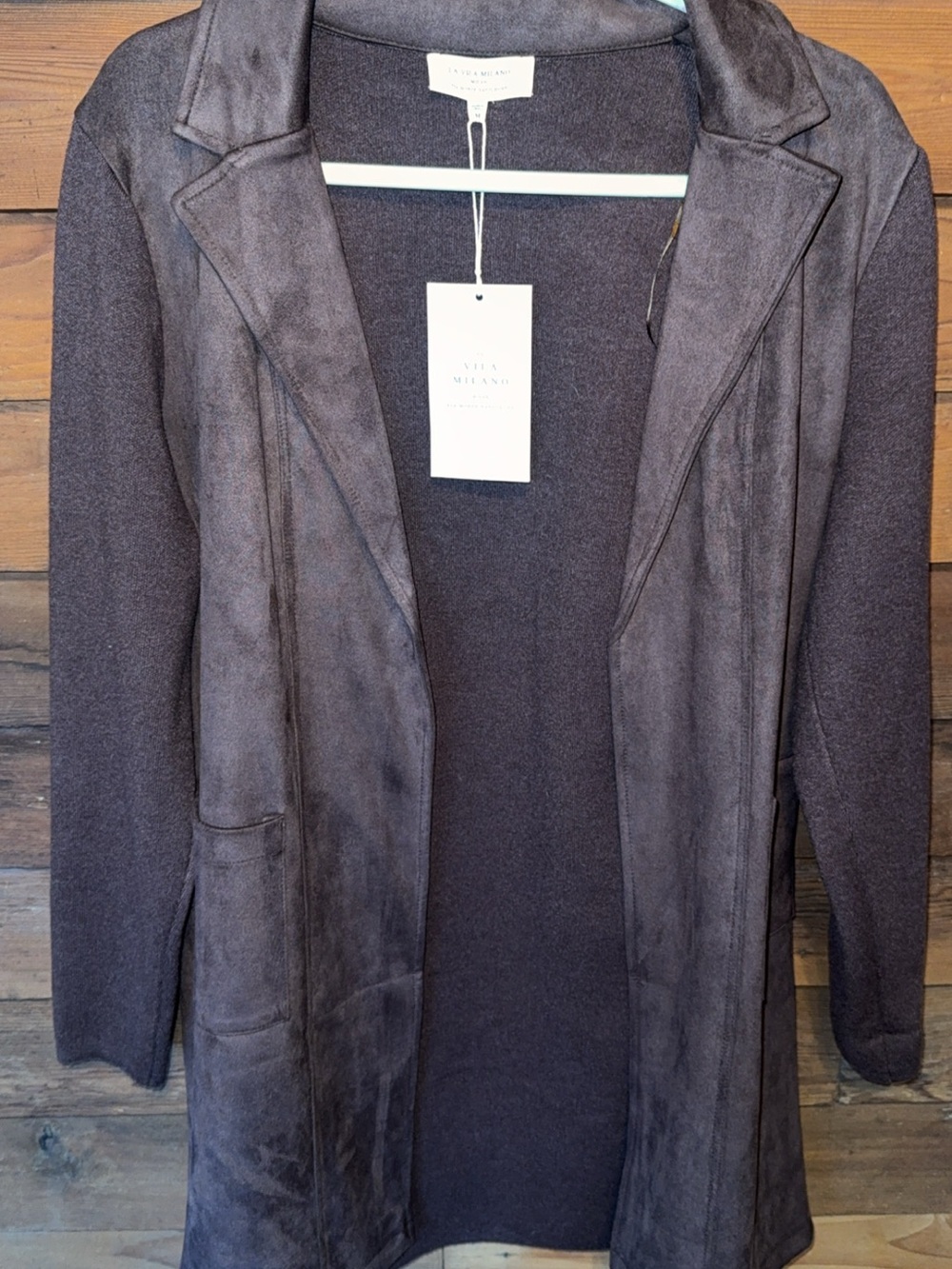 VILA Milano Brown Open Cardigan